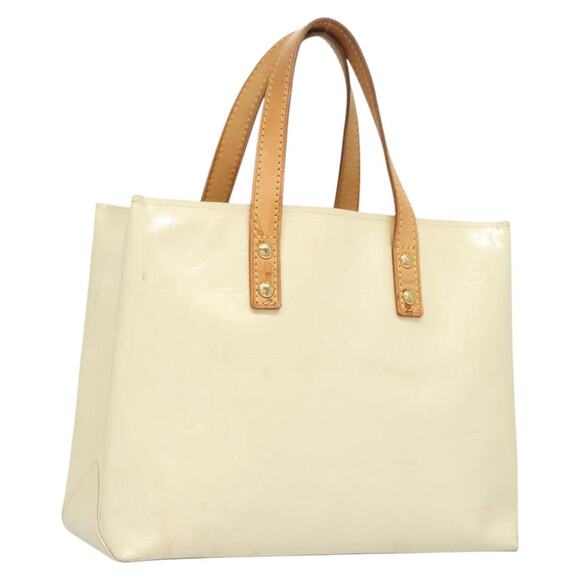 LOUIS VUITTON Monogram Vernis Reade PM Hand Bag Perle M91336 - Picture 1 of 16